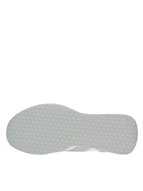 Sneakers in camoscio tessuto e gomma KEH NOO | 9312BIANCO-ARGENTO